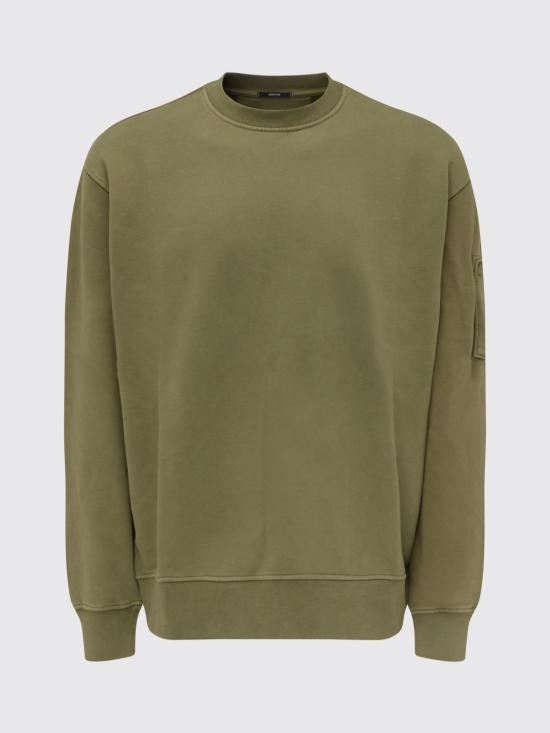 25FW 씨피 컴퍼니 긴팔 티셔츠 19CMSS718A006372R 652 Grass Green - C.P. COMPANY