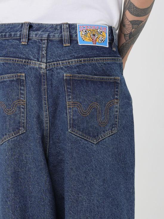 25FW 아이스크림 데님 팬츠 ICD25205 MIDWASH Blue - ICECREAM