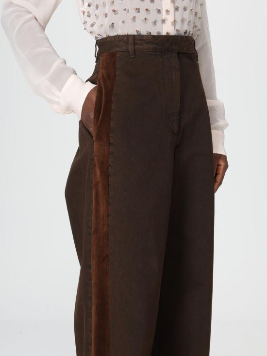 25FW 드리스 반 노튼 데님 팬츠 0109582397 703 Brown - DRIES VAN NOTEN