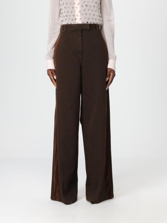25FW 드리스 반 노튼 데님 팬츠 0109582397 703 Brown