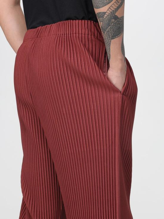 25FW 옴므 플리세 이세이 미야케 스트레이트 팬츠 HP58JF084 46 Brown - HOMME PLISSE' ISSEY MIYAKE