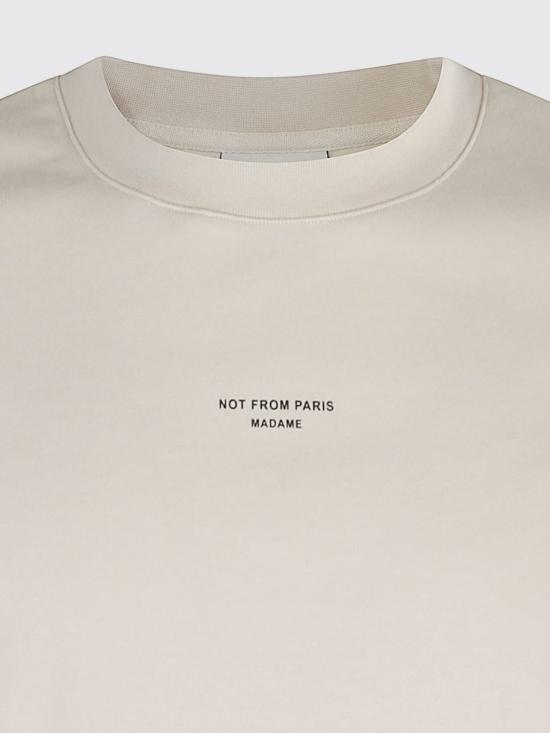 25FW 드롤드무슈 반팔 티셔츠 PERMTS202CO002 Mastic - DROLE DE MONSIEUR