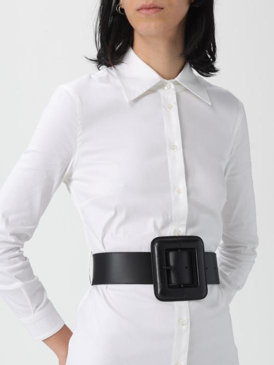 25FW 발렌시아가 롱 원피스 850625TSM19 9000 White - BALENCIAGA