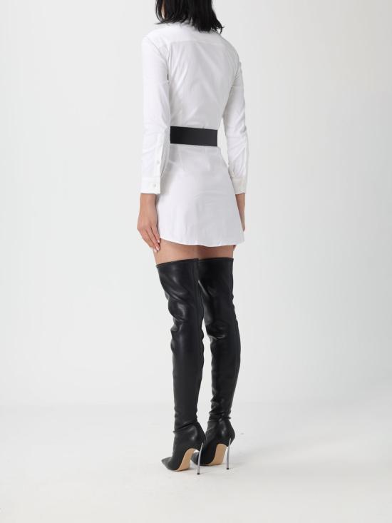 25FW 발렌시아가 롱 원피스 850625TSM19 9000 White - BALENCIAGA