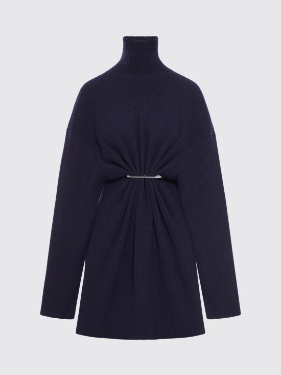 25FW 발렌시아가 롱 원피스 850028T1759 4140 Blue - BALENCIAGA