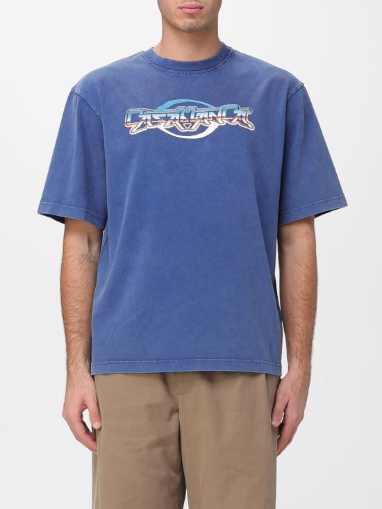 25FW 카사블랑카 반팔 티셔츠 MPF25JTS44 02 Navy