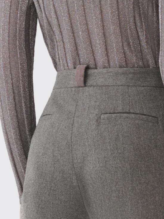 25FW 파비아나 필리피 스트레이트 팬츠 PAD225F326L664 8132 Charcoal - FABIANA FILIPPI