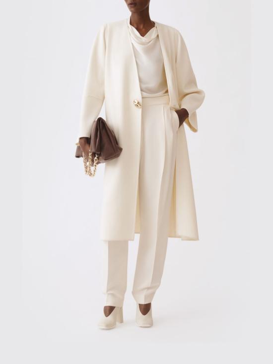 25FW 파비아나 필리피 코트 CTD215F237D338 VR1 White - FABIANA FILIPPI