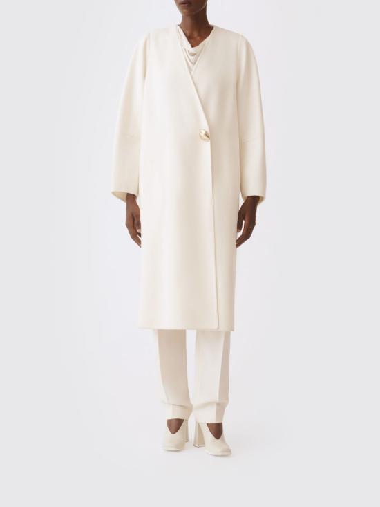 25FW 파비아나 필리피 코트 CTD215F237D338 VR1 White