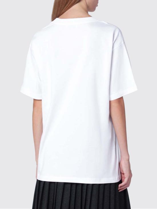 25FW 모스키노 반팔 티셔츠 07195441 1001 White - MOSCHINO