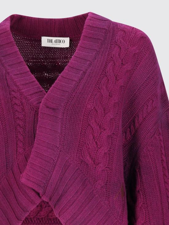 25FW 디 아티코 스웨터 251WCK00125KWS009SP 114 Burgundy - THE ATTICO