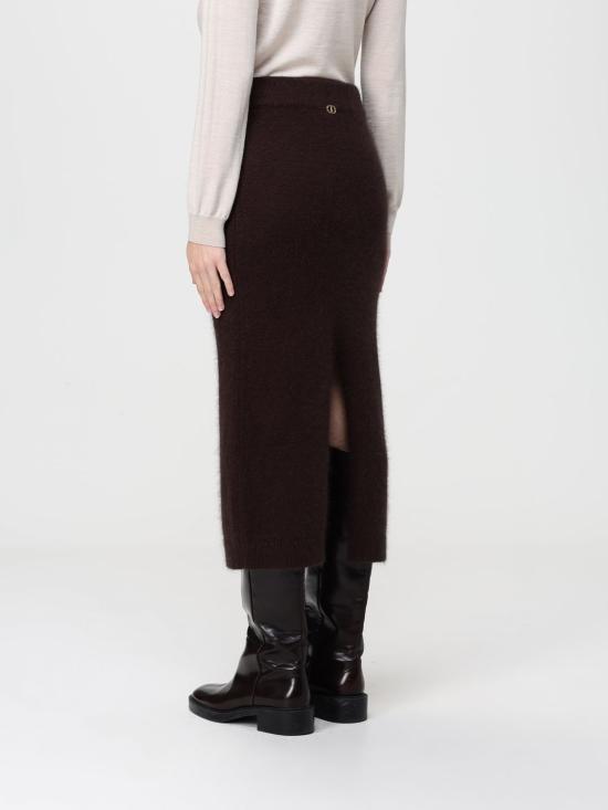 25FW 트윈셋 롱 스커트 252TT3186 11054 Black - TWINSET