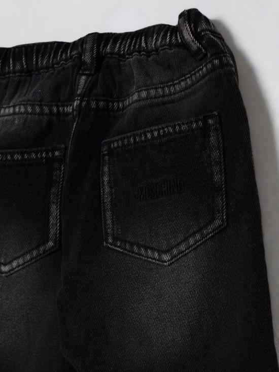 25FW [키즈] 모스키노 진 MUP05ML0E19 60129 Black - MOSCHINO