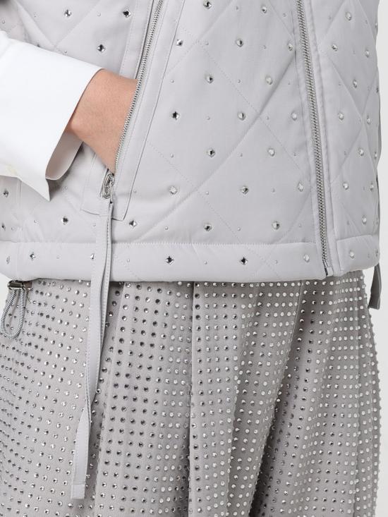 25FW 핑코 베스트 105966A2XW K14 Grey - PINKO