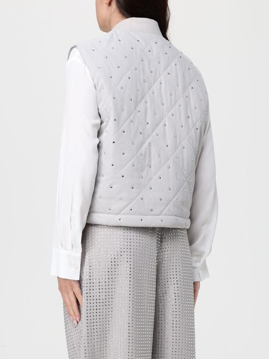 25FW 핑코 베스트 105966A2XW K14 Grey - PINKO