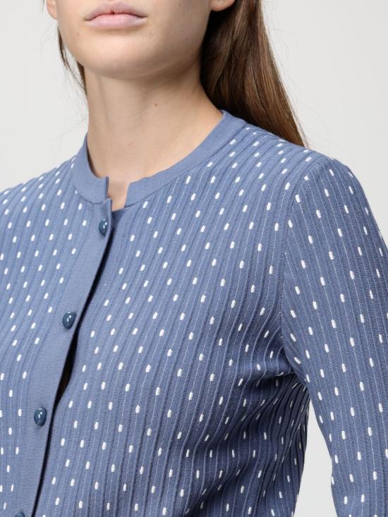 25FW 엠포리오 아르마니 가디건 EW002682AF19366 FB007 Blue 1 - EMPORIO ARMANI