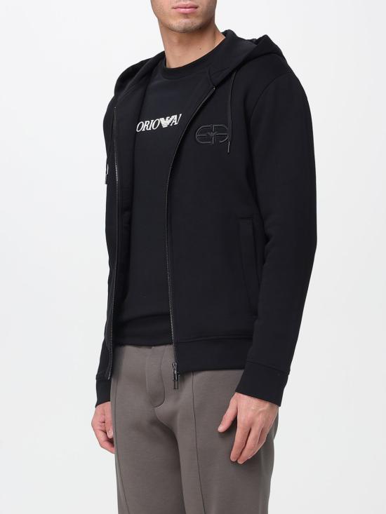 25FW 엠포리오 아르마니 긴팔 티셔츠 8N1ML61JHSZ UC001 Black - EMPORIO ARMANI