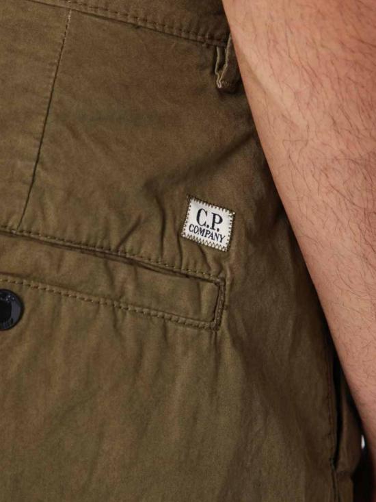 25FW 씨피 컴퍼니 스트레이트 팬츠 19CMPA065A110324G 652 Military - C.P. COMPANY