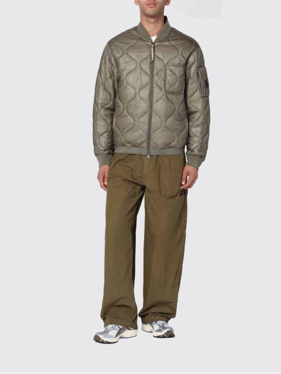 25FW 씨피 컴퍼니 스트레이트 팬츠 19CMPA065A110324G 652 Military - C.P. COMPANY