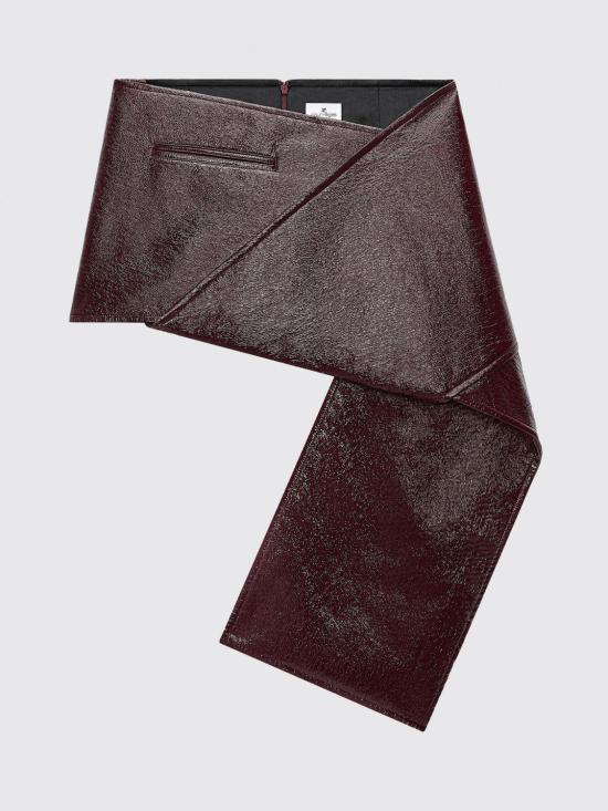 25FW 쿠레쥬 숏 스커트 425CJU319VY0014 4010 Burgundy - COURREGES