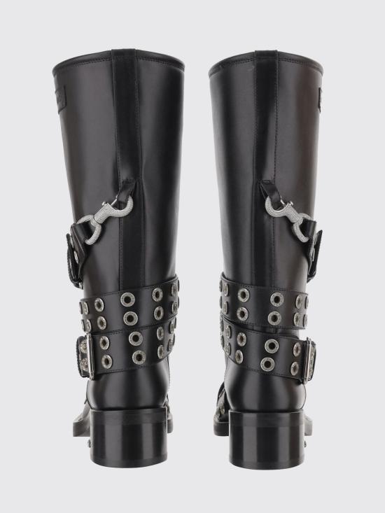 25FW 마흐앤마흐 부츠 FW25S097750VCL BLK Black - MACH&MACH