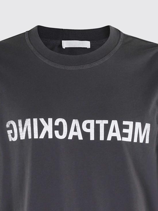 25FW 헬무트랭 반팔 티셔츠 O10HM514 B3M Charcoal - HELMUT LANG