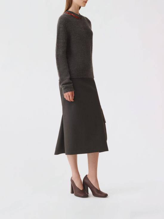 25FW 파비아나 필리피 롱 스커트 GND225F807L612 8070 Grey - FABIANA FILIPPI