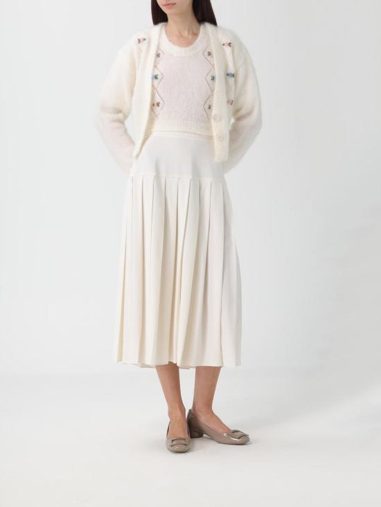 25FW 알레산드라리치 가디건 FABX4183K4603 9001 White - ALESSANDRA RICH