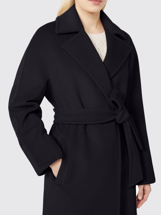 25FW 막스마라 스튜디오 코트 2526016112600 005 Black - MAX MARA STUDIO