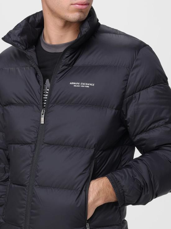 25FW 알마니 숏패딩 XM001575AF16927 UC001 Black - ARMANI