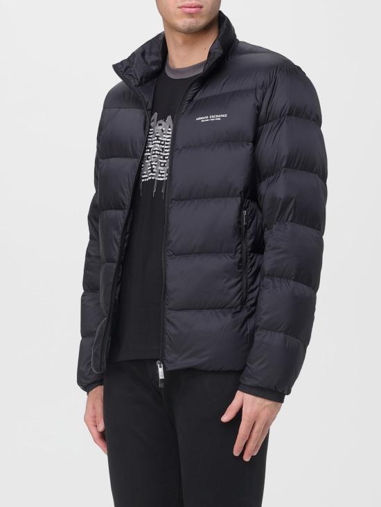 25FW 알마니 숏패딩 XM001575AF16927 UC001 Black - ARMANI