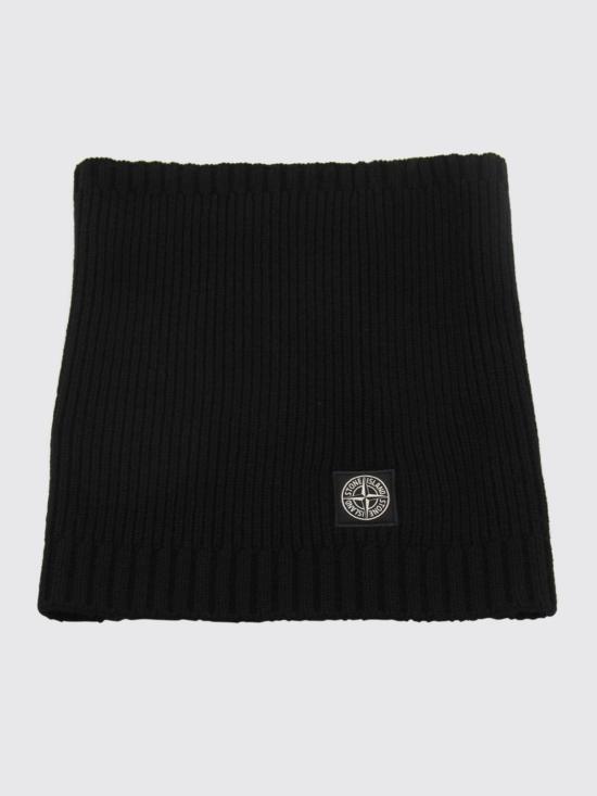 25FW [키즈] 스톤 아일랜드 스카프 N200001S00M3 V0029 Black