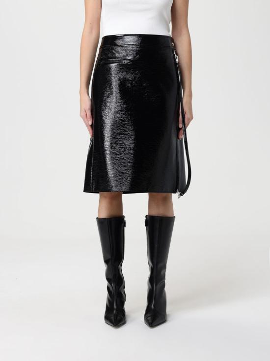 25FW 쿠레쥬 미디 스커트 325CJU311VY0014 9999 Black