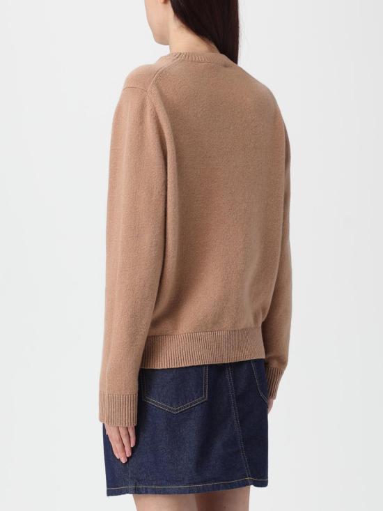 25FW 메종키츠네 베이비 폭스 램스울 레귤러 점퍼 PW00817KT1006 0054 Beige - MAISON KITSUNE