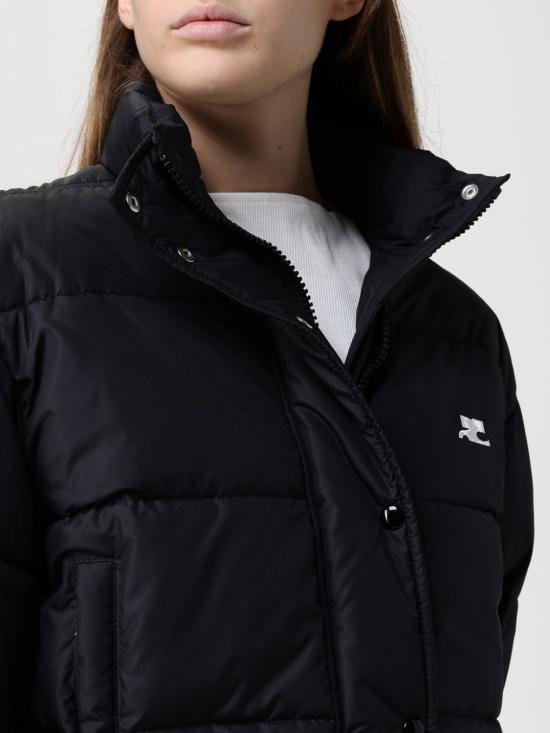 25FW 쿠레쥬 숏패딩 323CMA106PL0112 9999 Black - COURREGES