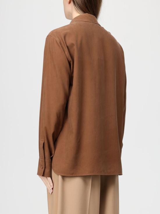 25FW 막스마라 블라우스 2521116012600 012 Brown - MAX MARA