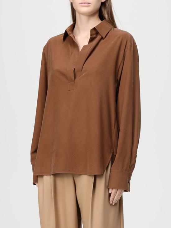 25FW 막스마라 블라우스 2521116012600 012 Brown - MAX MARA