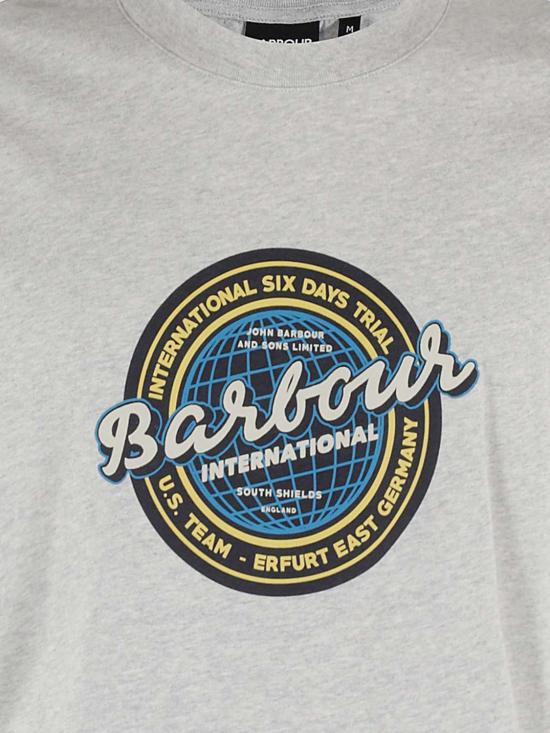 25FW 바버 반팔 티셔츠 MTS1387 GY52 Grey - BARBOUR