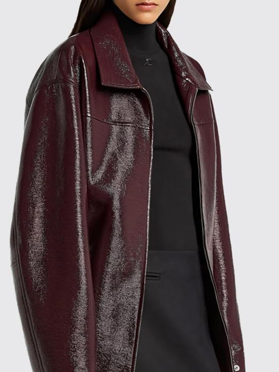 25FW 쿠레쥬 자켓 425CBL322VY0014 4010 Burgundy - COURREGES