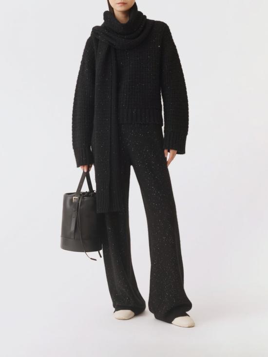 25FW 파비아나 필리피 스웨터 MAD225F104L617 825 Black - FABIANA FILIPPI