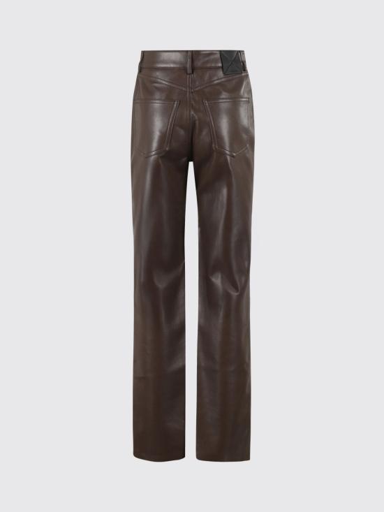 25FW 나누슈카 스트레이트 팬츠 NW25PFPA15278 CHOCOLATE Brown - NANUSHKA