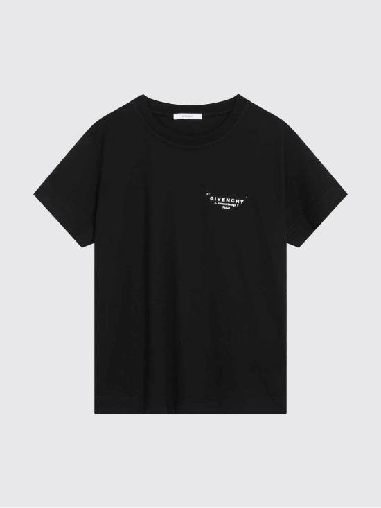 26SS 지방시 반팔 티셔츠 BW70FJP75N 001 Black