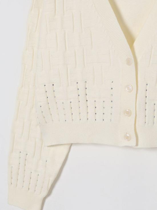 25FW [키즈] 엘리자베타프랜치 풀오버 EFMA167CFL040 0067 Milk - ELISABETTA FRANCHI