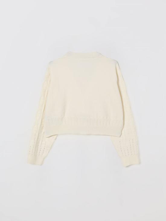 25FW [키즈] 엘리자베타프랜치 풀오버 EFMA167CFL040 0067 Milk - ELISABETTA FRANCHI