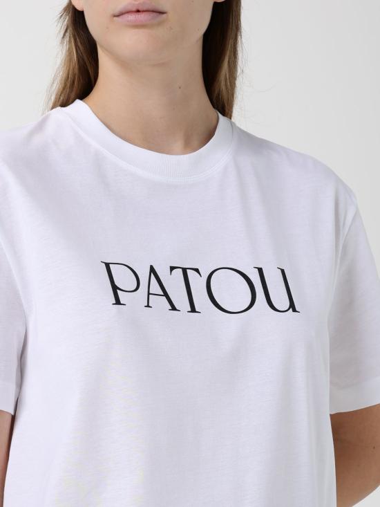 25FW 파투 반팔 티셔츠 JE0299999 001W White - PATOU