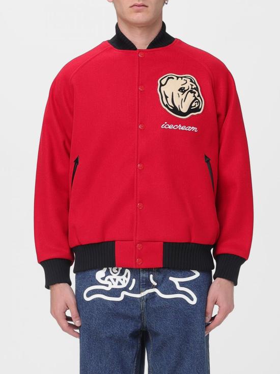 25FW 아이스크림 봄버 자켓 IC25201 Red