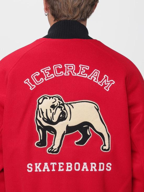 25FW 아이스크림 봄버 자켓 IC25201 Red - ICECREAM