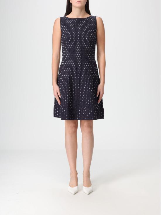 25FW 엠포리오 아르마니 롱 원피스 EW002683AF19366 FB017 Blue