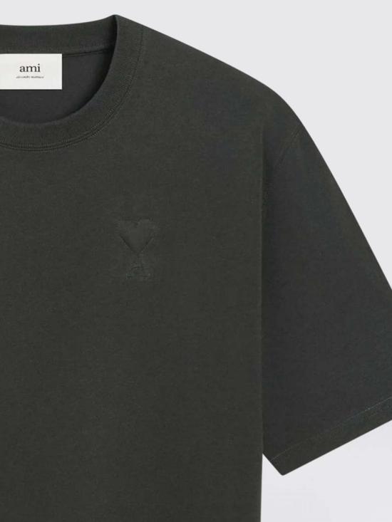 25FW 아미 반팔 티셔츠 UTS357726 020 Charcoal - AMI