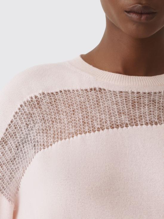 25FW 파비아나 필리피 플래티넘 모헤어 스웨터 MAD225F508L640 2200 Quartz - FABIANA FILIPPI